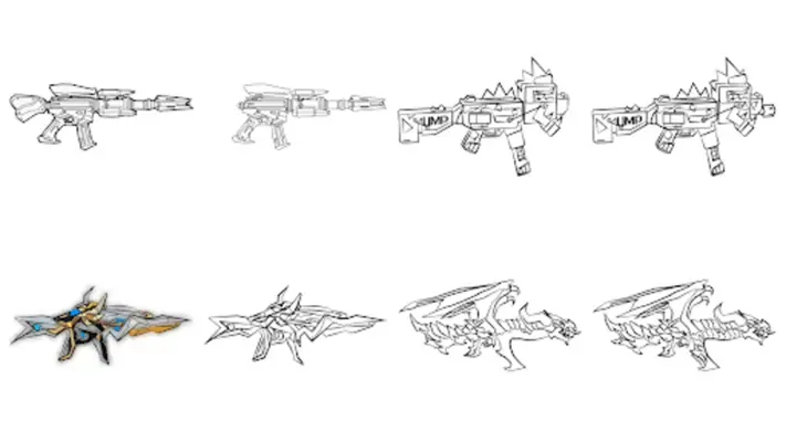 Draw Weapon android App screenshot 0