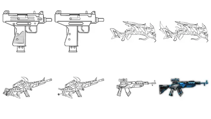 Draw Weapon android App screenshot 3